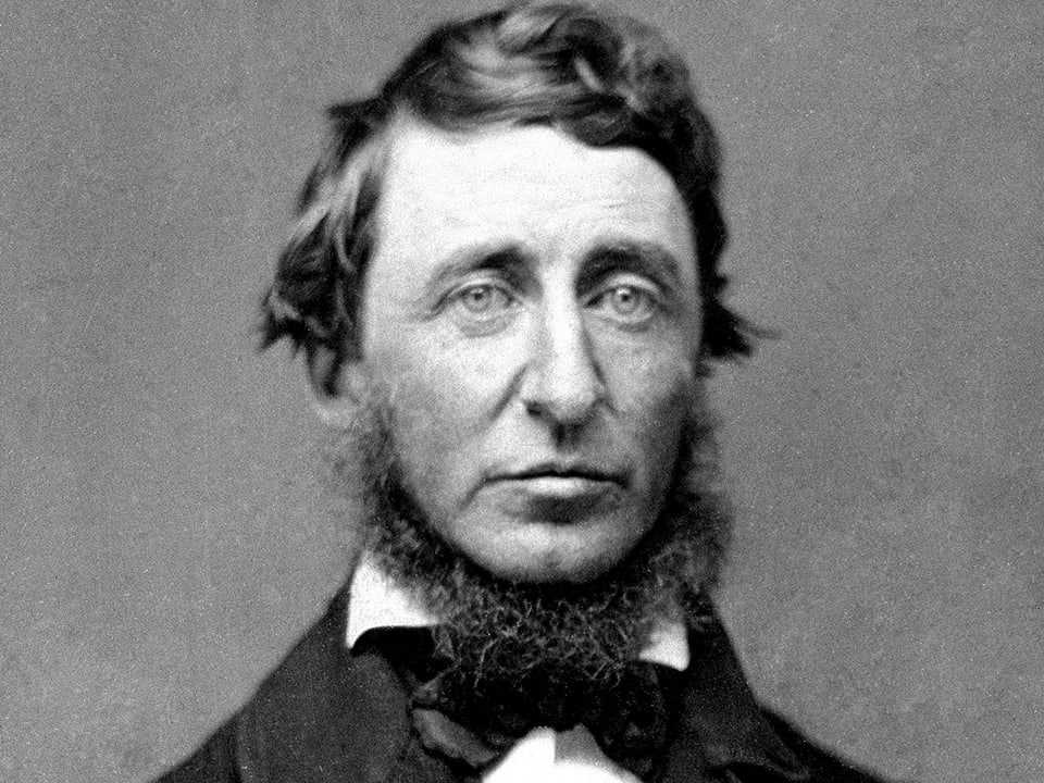 Gilt bis heute als wortgewandter Sprachkünstler: Autor Henry David Thoreau.