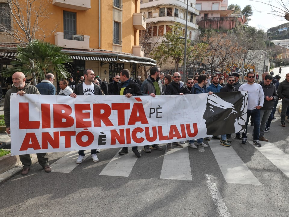 Korsische Demonstration