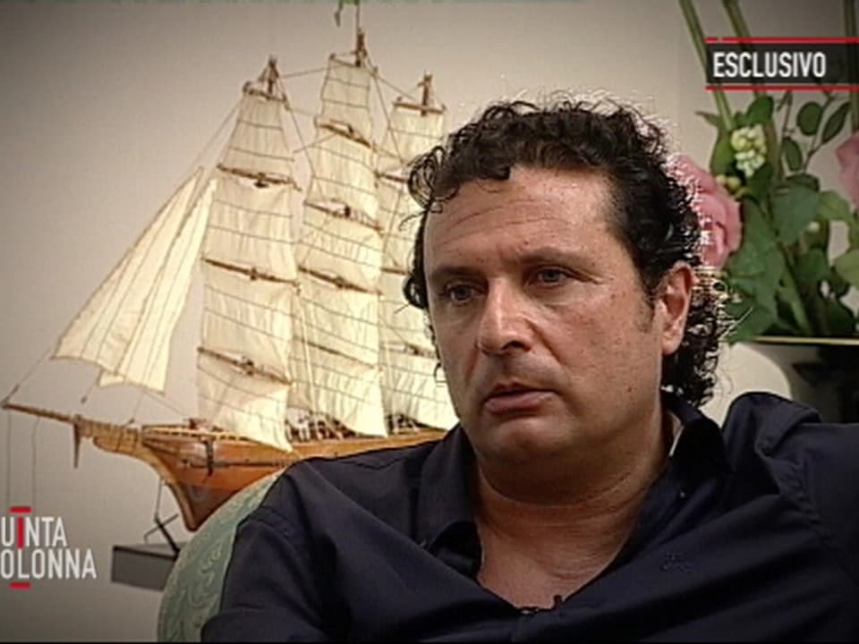 Am 10. Juli 2012 gibt Schettino dem italienischen TV-Sender Canale 5 ein Exklusiv-Interview.