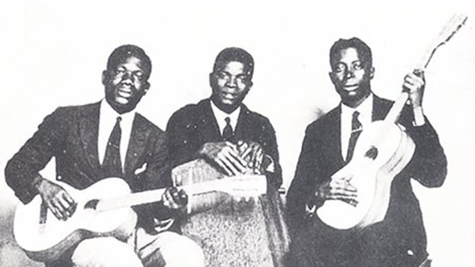 Das Cover der in London eingespielten Platte des Kumasi-Trio.