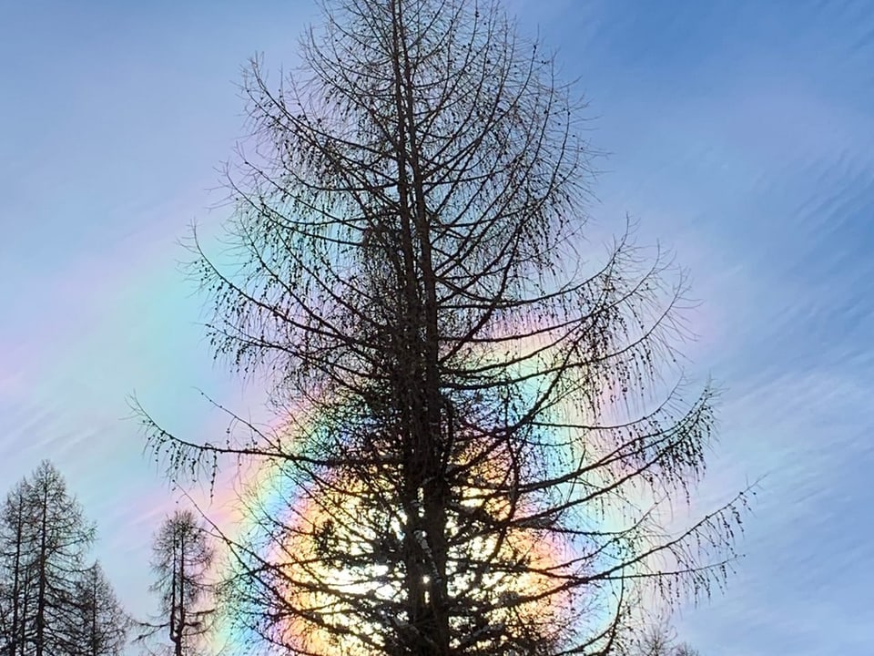 Wolken in Regenbogenfarben