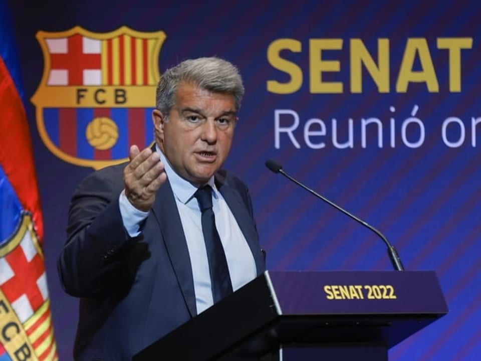 Gibt zurück Joan Laporta.