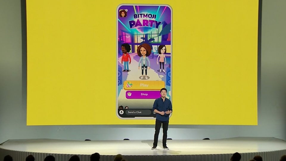 Snapchat stellt Snap Games vor