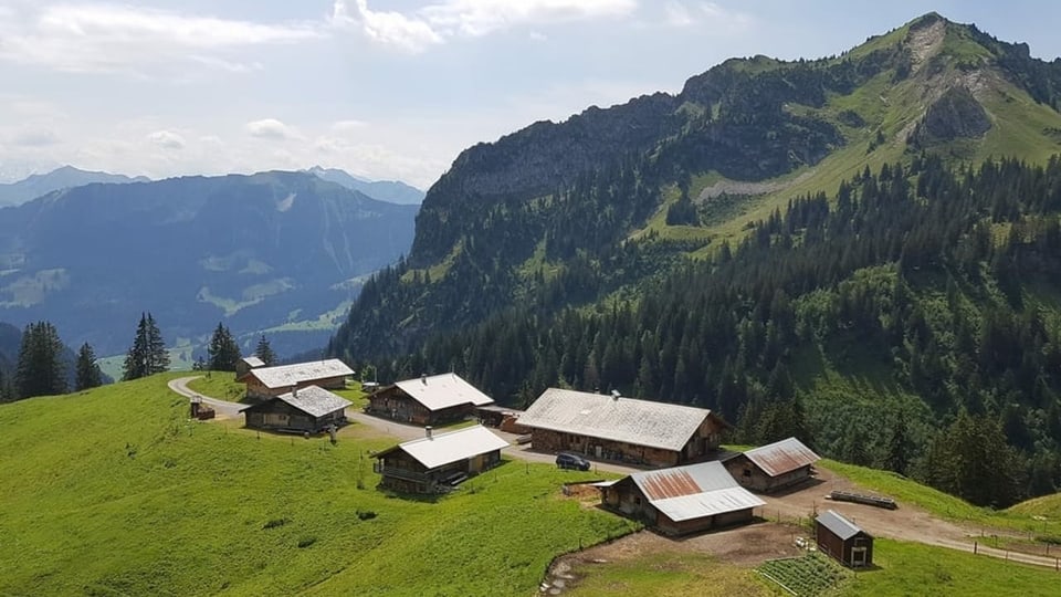 Die Alp Morgeten im Berner Simmental