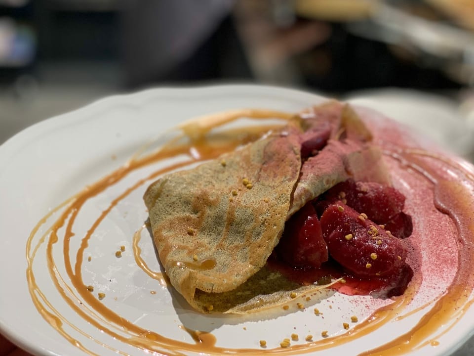 Hanf Crêpes mit Caramel Salé Hanf Crêpes mit Caramel Salé
