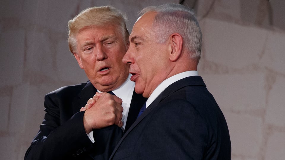Trump mit Netanjahu.