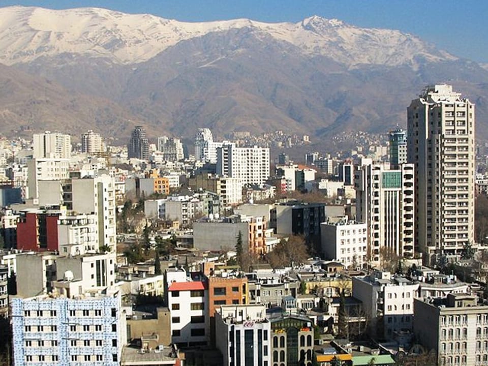 Panorama von Teheran.