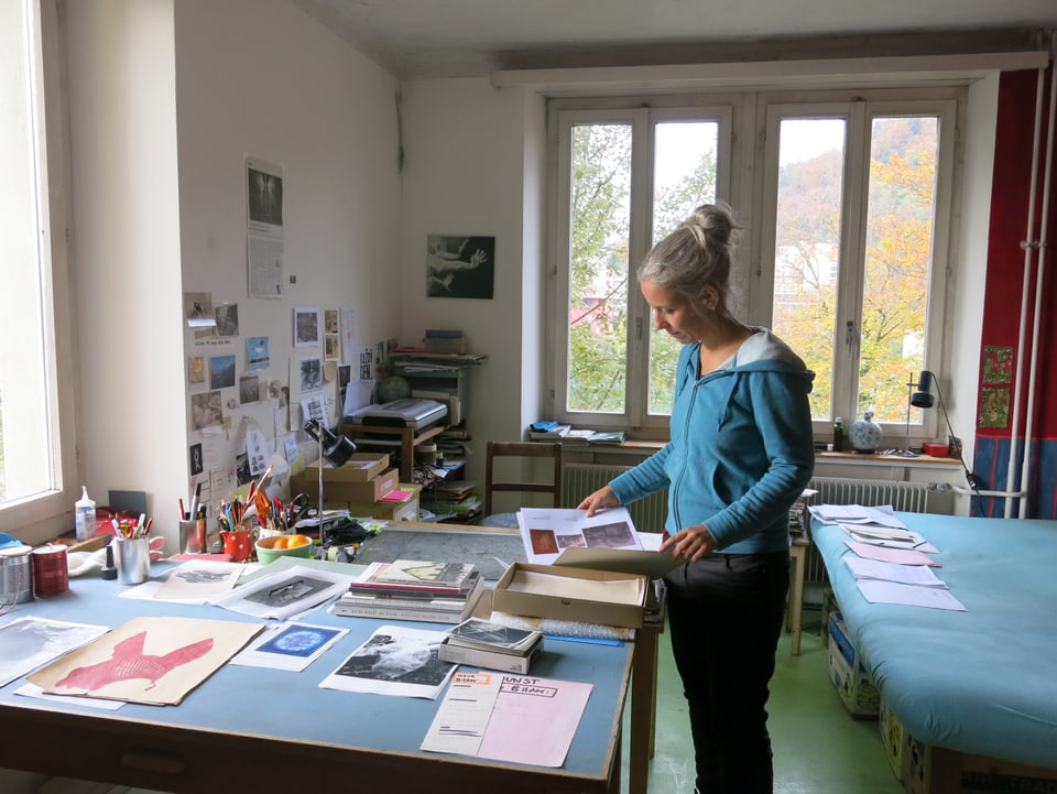 Atelier und Schlafzimmer von Tatjana Erpen
