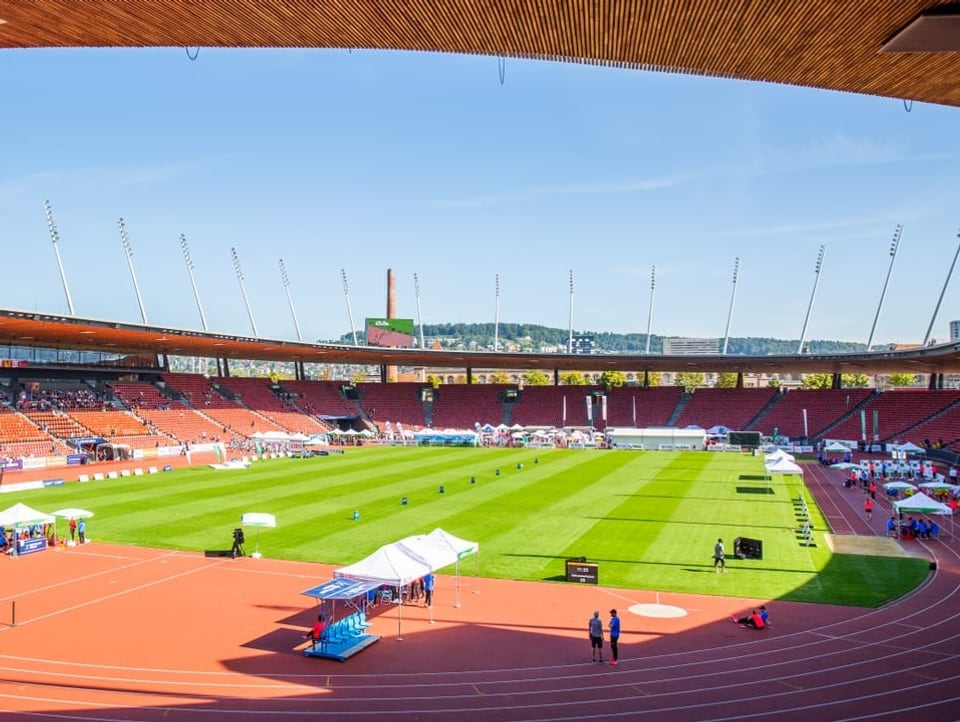 Stadion Letzigrund in Zürich.