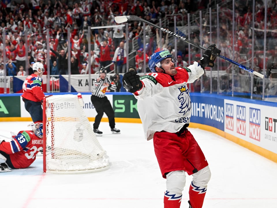 Eishockey-Spieler.