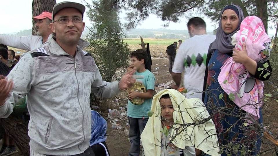 Familie al Hammed auf der Balkan-Route