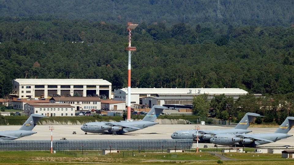 Die Air Base Ramstein am 25. Juni 2020, Hauptquartier der US-Streitkräfte in Europa.. 