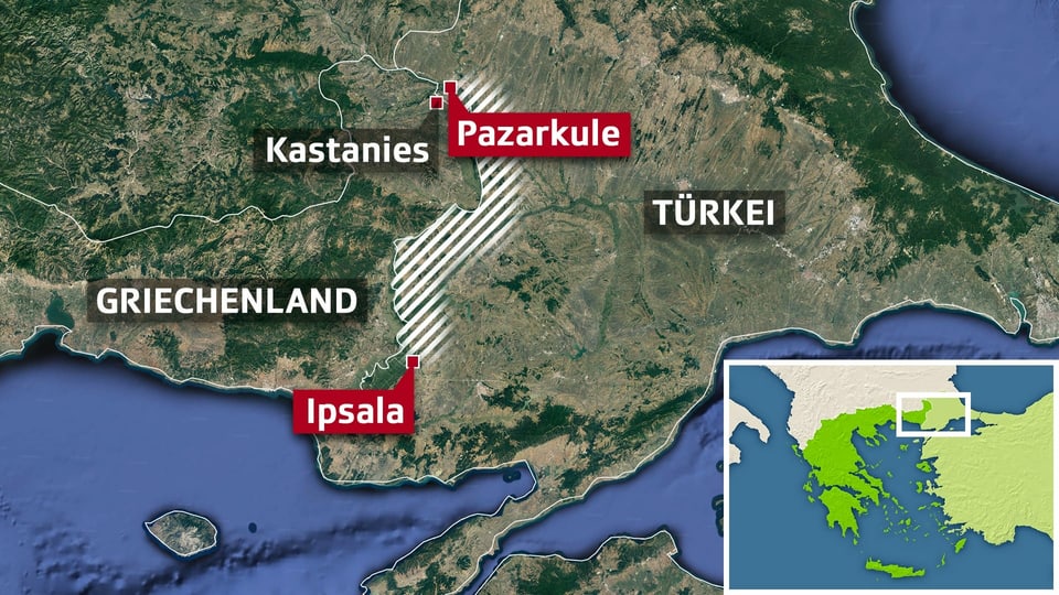 Karte Griechenland Türkei