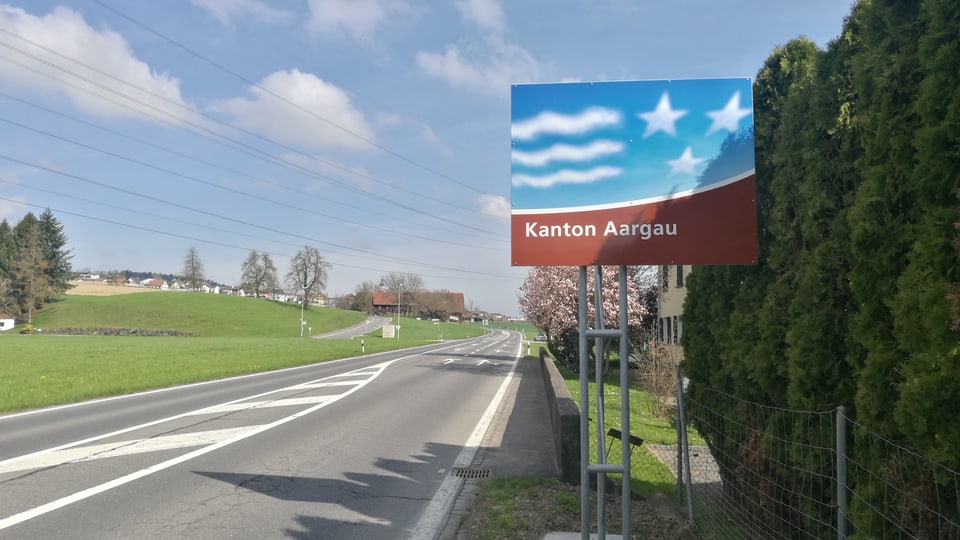 Schild Kanton Aargau