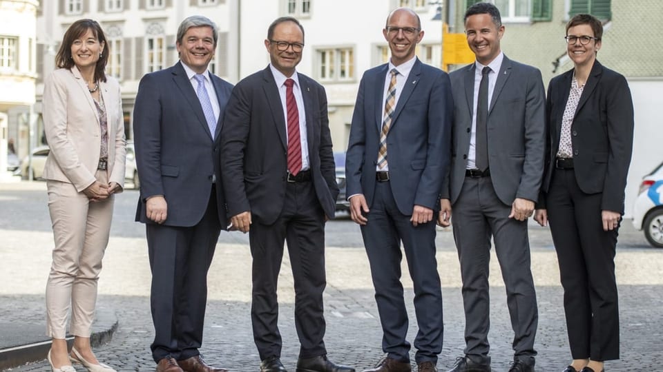 Gruppenbild neuer Regierungsrat Obwalden