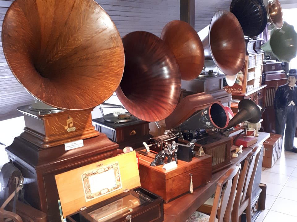 Grammophon-Sammlung.
