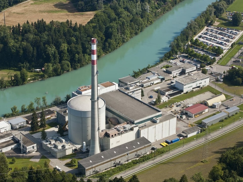 Das Kernkraftwerk Mühleberg befindet sich 14 km westlich von Bern. 