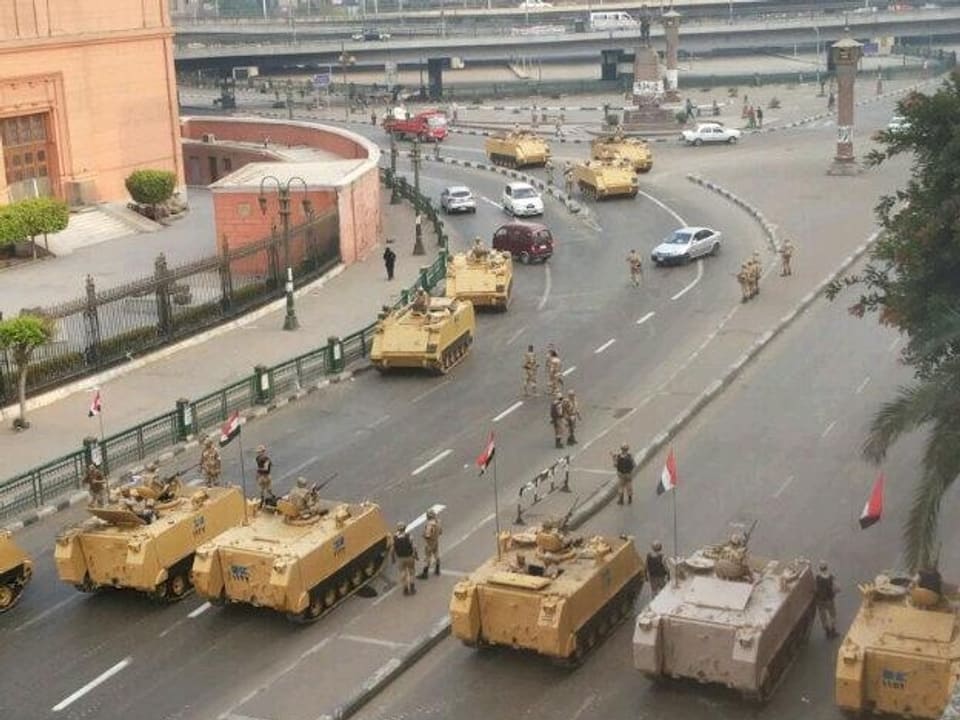 Panzer in Kairo.