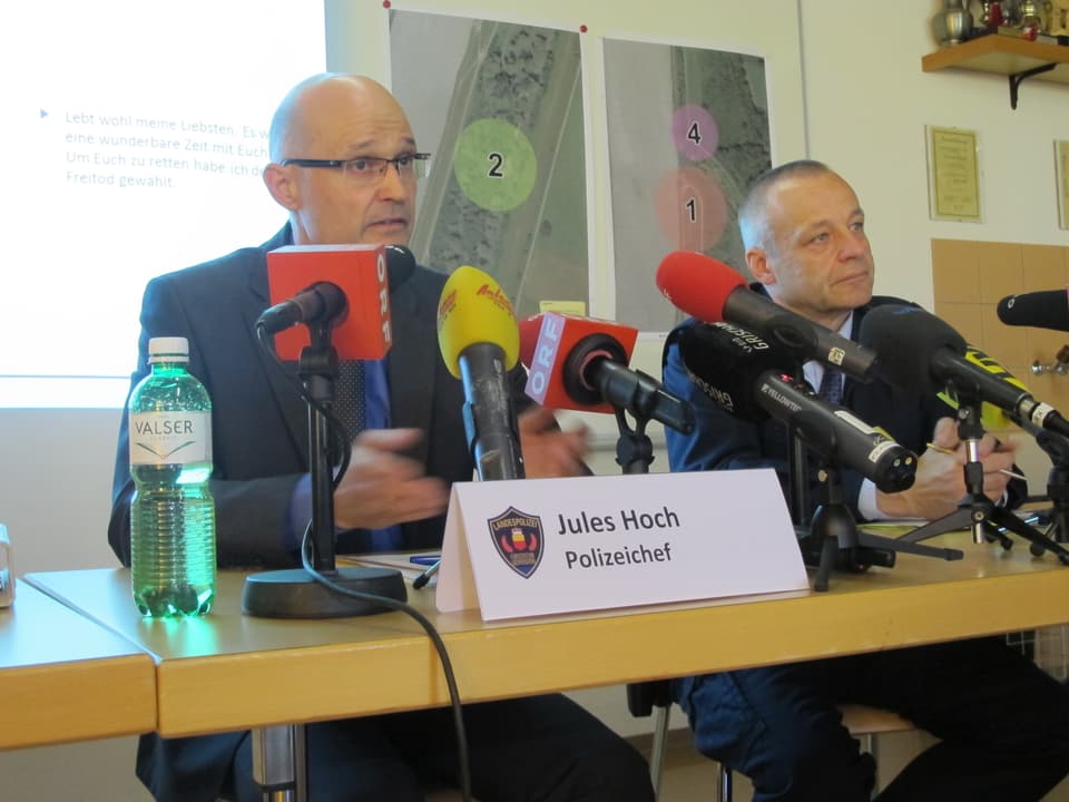 Jules Hoch, Polizeichef an der Pressekonferenz