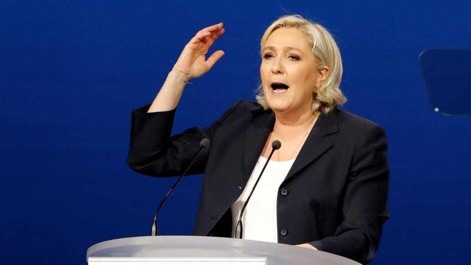 Le Pen und Fillon: Die beiden Reden 1:1 übereinandergelegt