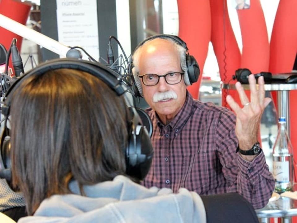 Walter Däpp im Interview mit Pedro Lenz.