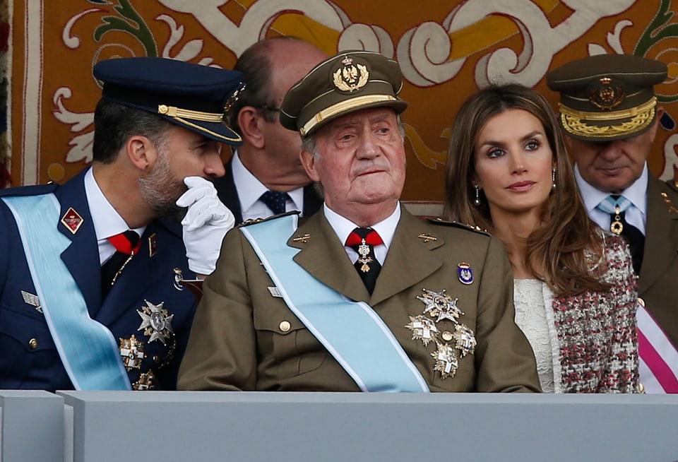 Kronprinz Felipe, König Juan Carlos, Kronprinzessin Letizia