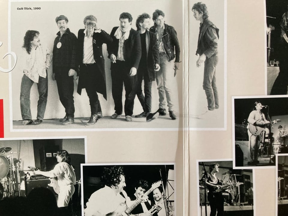 Fotos der Band «Café Türk» aus den 80er- und 90er-Jahren.
