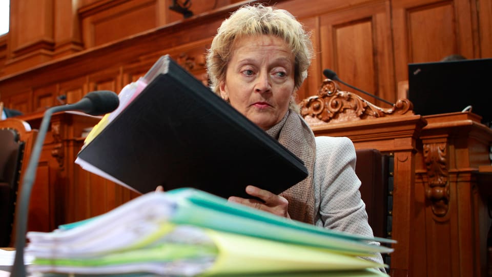 Bundesrätin Widmer-Schlumpf