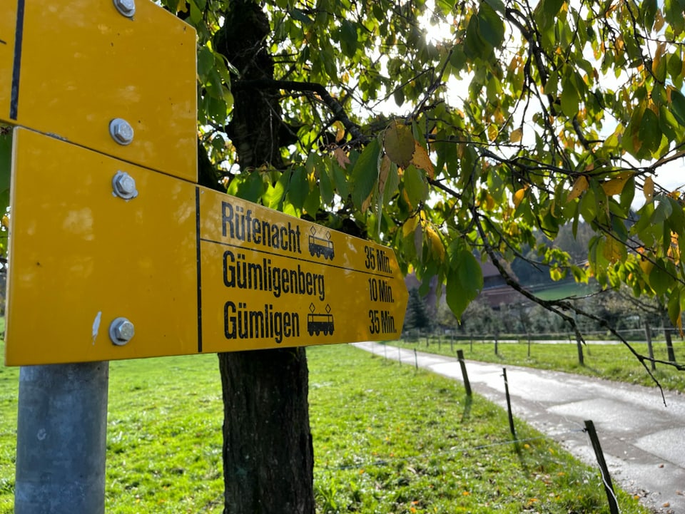 Wanderschild Gümligenberg