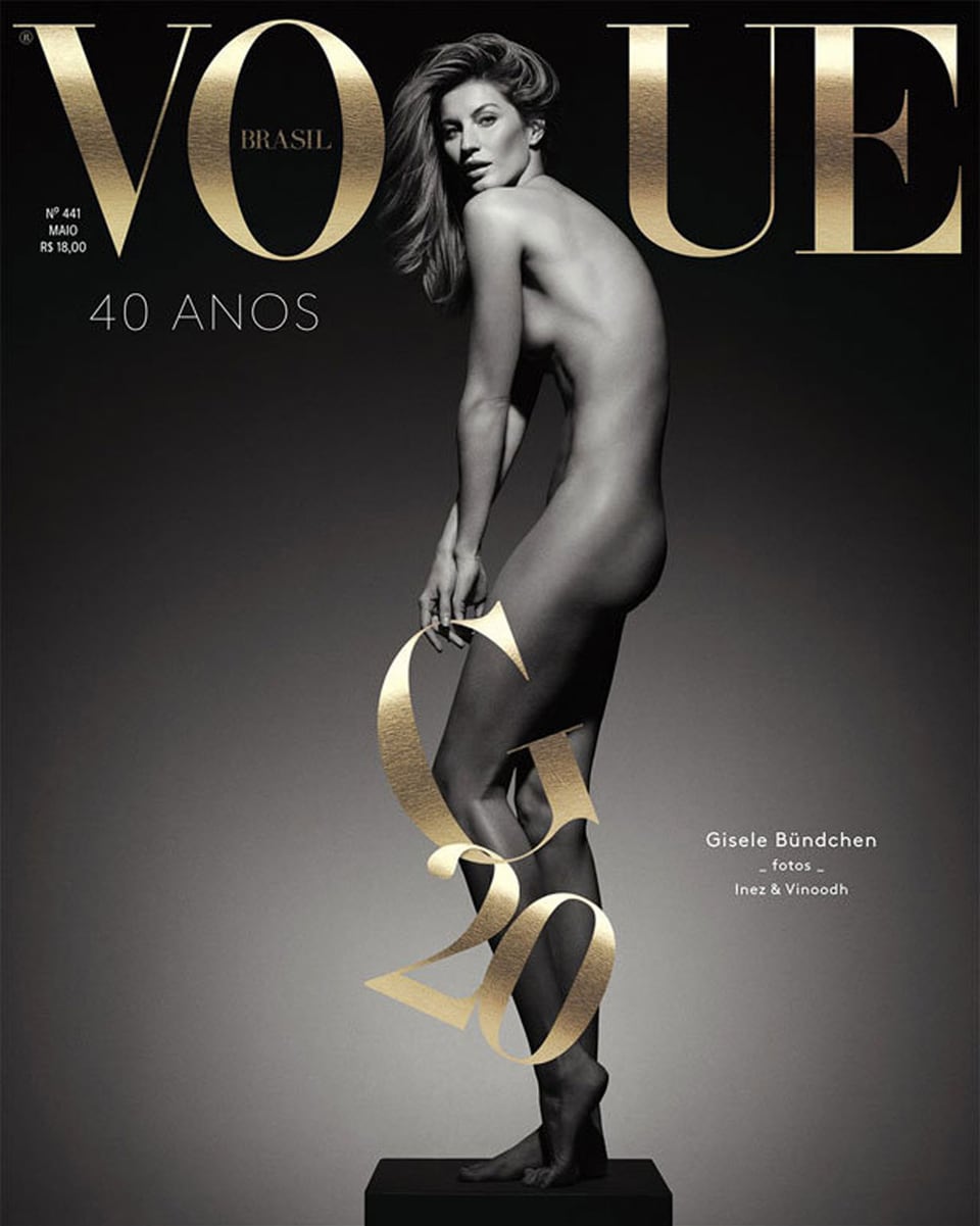 Gisele Bündchen posiert nackt für das «Vogue»-Cover