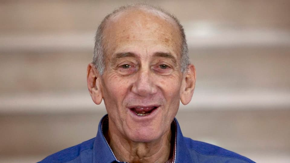 Porträt von Ehud Olmert.