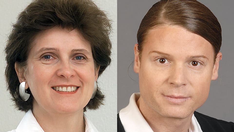 Prof. Claudia Meuli-Simmen und Dr. David Eyer