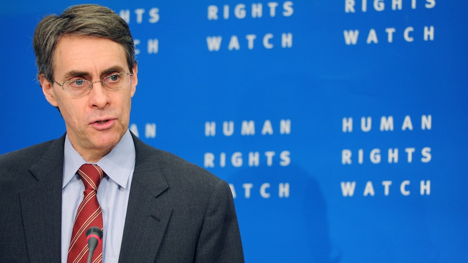 Der langjährige Direktor der Menschenrechtsorganisation Human Rights Watch, Kenneth Roth