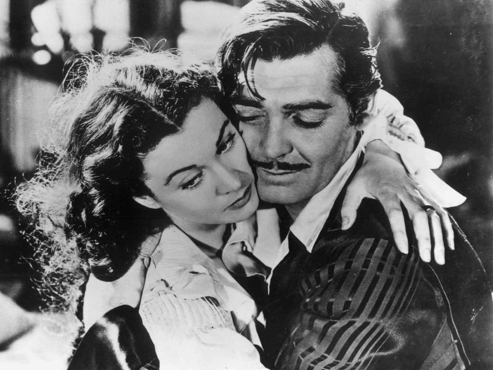 Clark Gable und Janet Leigh in «Gone With the Wind»