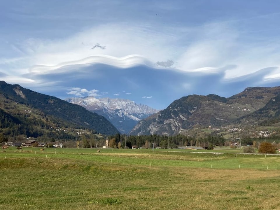 Wellenförmige Wolken