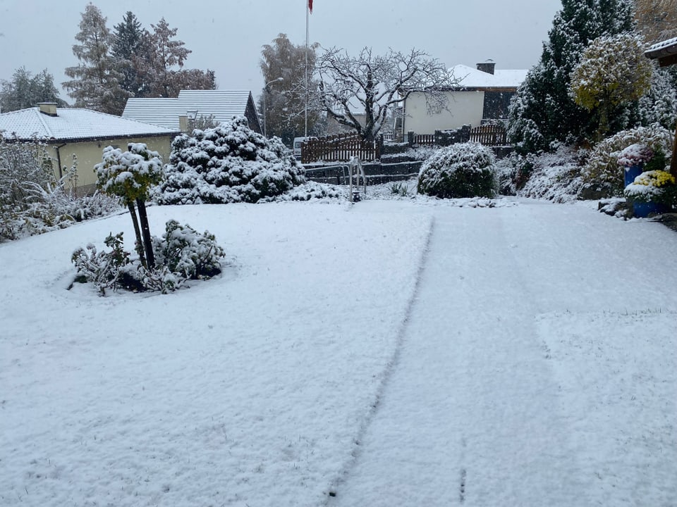 Kappel/SO Schnee bleibt liegen.