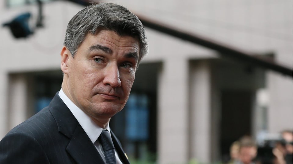 Der kroatische Premier Zoran Milanovic. 