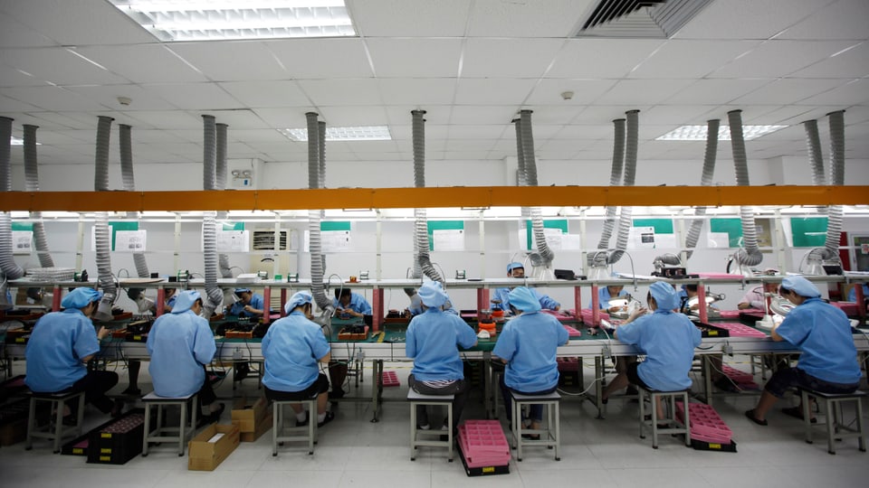 Massenproduktion in China: 