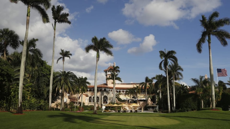 Blick auf Trumps Luxus-Residenz Mar-a-Lago.