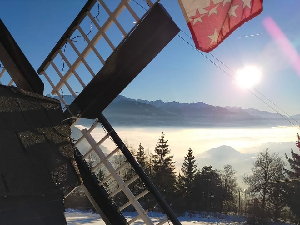 Icogne / VS Hochnebelmeer