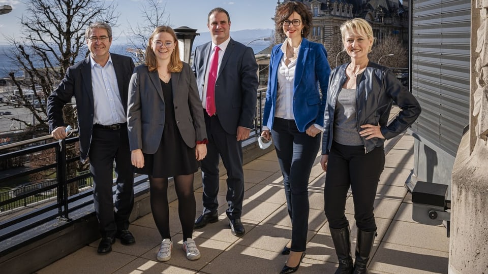 Das bürgerliche Team.