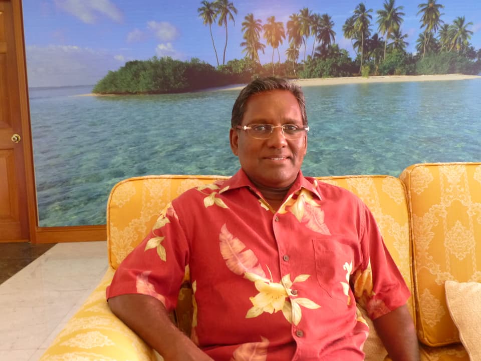 Porträt von Präsident Mohamed Waheed