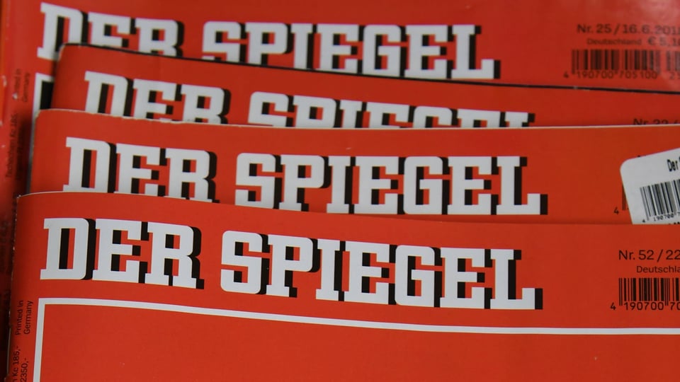 Ein Stapel des Magazins «Der Spiegel».