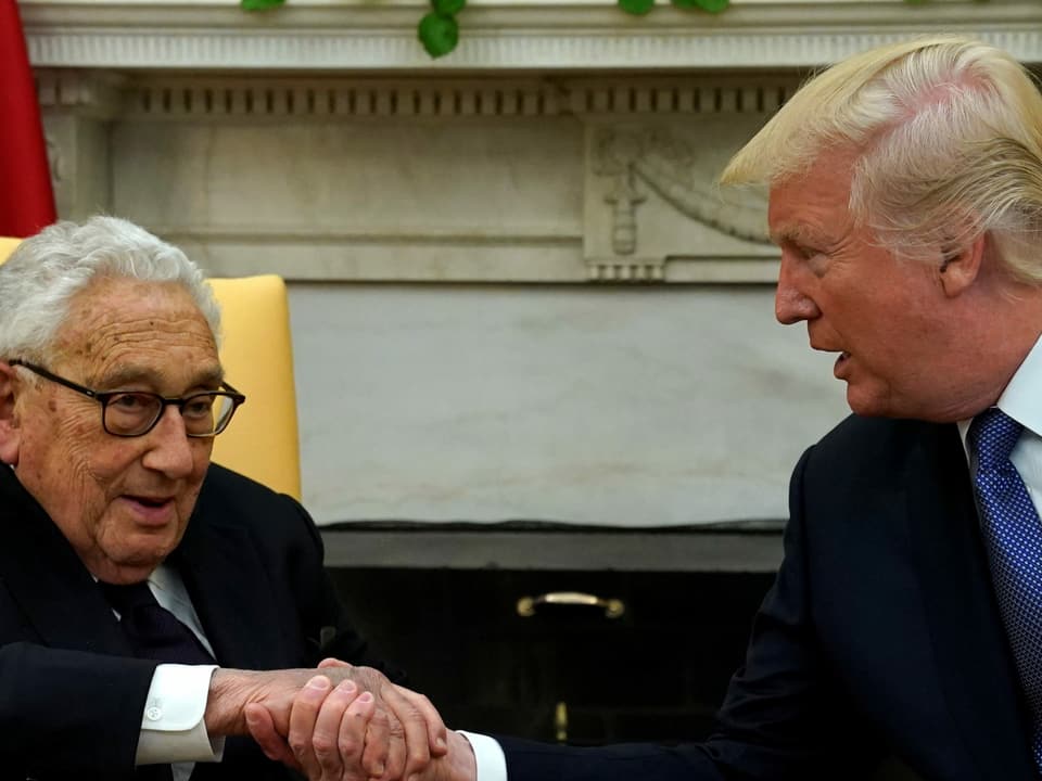 Henry Kissinger und Donald Trump