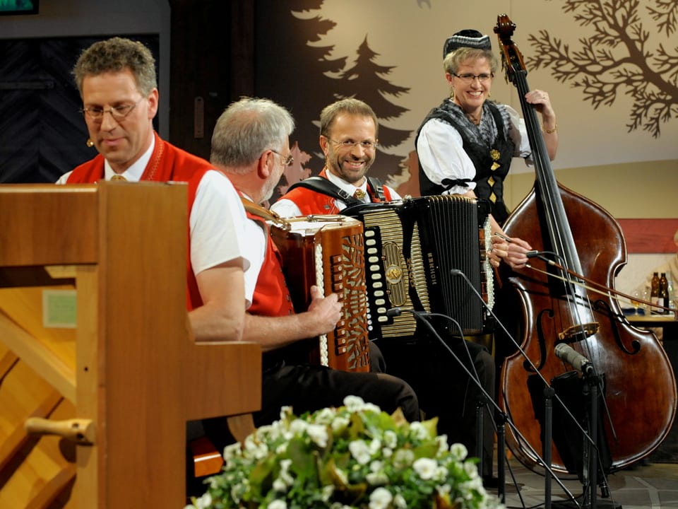 Dani Bösch mit seiner Formation Quartett Laseyer.
