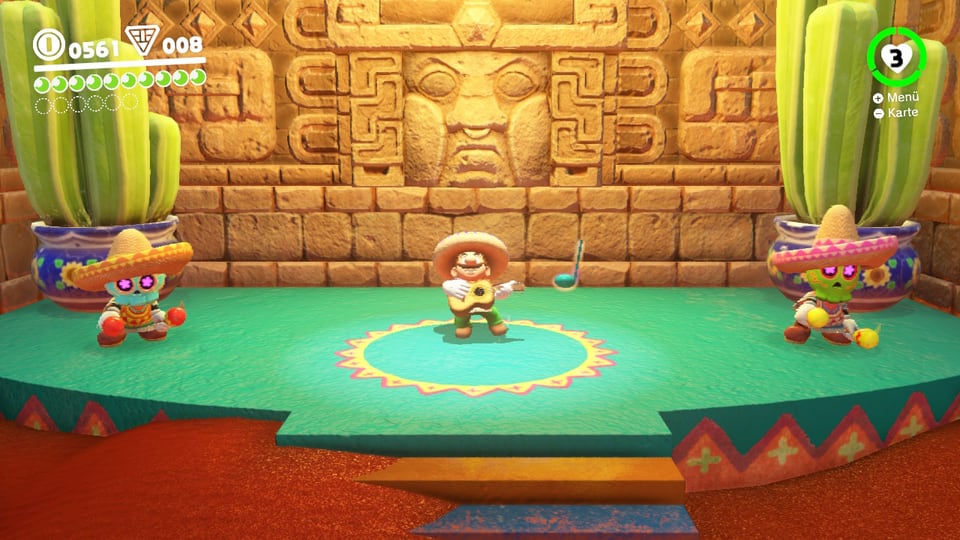 Super Mario ist in dieser Szene ein ein Mexicaner