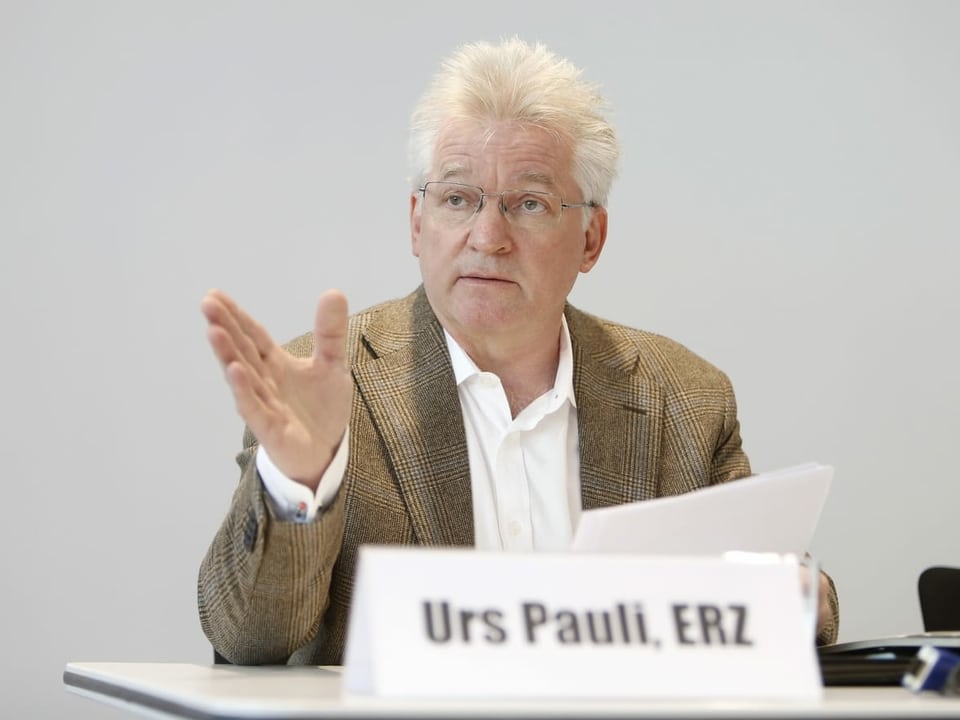Portrait des ehemaligen ERZ-Direktors Urs Pauli.