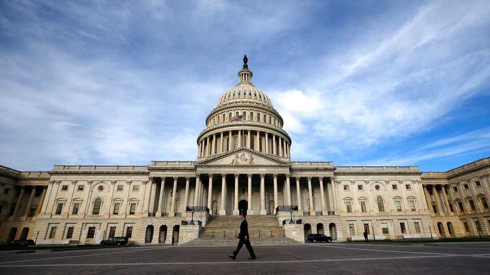Ansicht des Capitols in Washington.