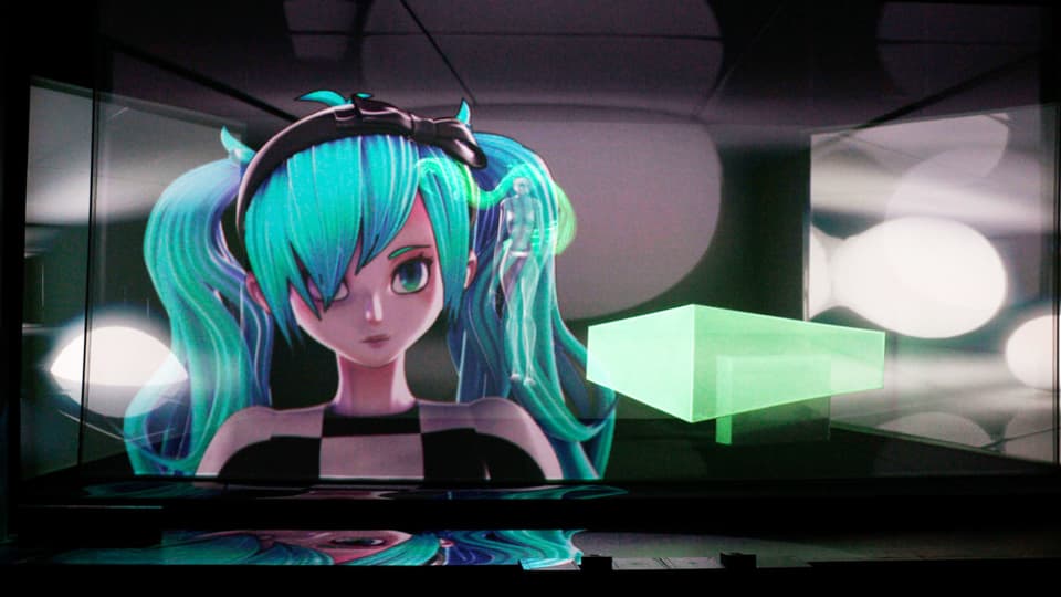 Bühnenbild von Hatsune Miku