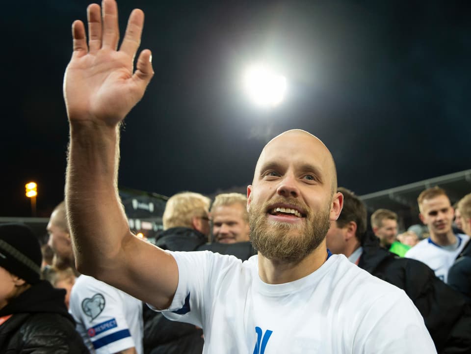 «Heilsbringer» Teemu Pukki ist die Lebensversicherung der finnischen Fussballer.